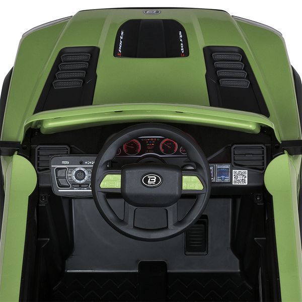 Детский электромобиль Джип Ford Ranger Raptor Bambi M 5829 EBLR-5, зеленый, 4 мотора по 35W, EVA, кожа, MP3, Bluetooth mp-299993 фото