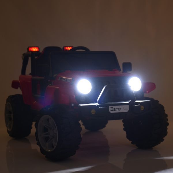 Детский электромобиль Джип Bambi M 4282 EBLR-4 Jeep Wrangler, синий mp-247252 фото