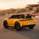 Двухместный детский электромобиль Porsche 911 GT3 RS M 6111AL-6, 2 мотора по 320W, надувные резиновые колеса, кожа, MP3, Bluetooth, желтый mp-326471 фото 2