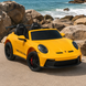 Двухместный детский электромобиль Porsche 911 GT3 RS M 6111AL-6, 2 мотора по 320W, надувные резиновые колеса, кожа, MP3, Bluetooth, желтый mp-326471 фото 5