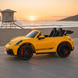 Двухместный детский электромобиль Porsche 911 GT3 RS M 6111AL-6, 2 мотора по 320W, надувные резиновые колеса, кожа, MP3, Bluetooth, желтый mp-326471 фото 9