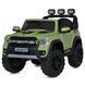 Детский электромобиль Джип Ford Ranger Raptor Bambi M 5829 EBLR-5, зеленый, 4 мотора по 35W, EVA, кожа, MP3, Bluetooth mp-299993 фото 1