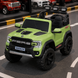 Детский электромобиль Джип Ford Ranger Raptor Bambi M 5829 EBLR-5, зеленый, 4 мотора по 35W, EVA, кожа, MP3, Bluetooth mp-299993 фото 15