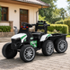 Детский электромобиль трактор садовый райдер John Deere M 6219EBLR-1 белый, с прицепом, пультом управления, 2 мотора по 25W, EVA, экокожа, MP3, USB, TF, Bluetooth mp-325131 фото 4