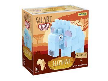 Baby Blocks конструктор Сафарі - слон Wader 41502 bab-279150 фото