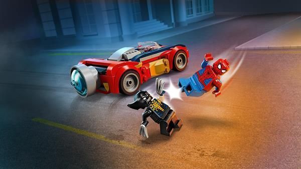 Конструктор LEGO Super Heroes Marvel Автомобіль Людини-павука vs. Отруєний Росомаха 134 Деталі 76336 afk-186603 фото