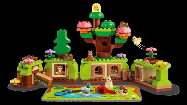 Конструктор LEGO&reg; DUPLO&reg; Ліс відкриттів із дикими тваринами, 131 деталь afk-186833 фото