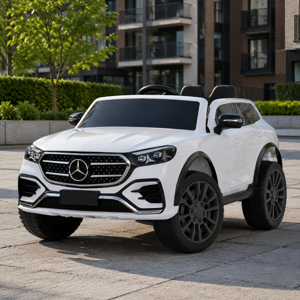 Детский электромобиль Джип Mercedes-Benz GLE Coupe AMG M 6355EBLR-1 белый, 4 мотора по 35W, EVA, кожа, MP3, USB, TF, Bluetooth mp-347031 фото