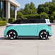 Детский электромобиль Volkswagen ID Buzz M 6281EBLR-15, 2 мотора по 35W, EVA, экокожа, Bluetooth, MP3, USB, бирюзовый mp-326472 фото 3