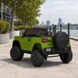 Детский электромобиль Джип Jeep Recon JJ2500EBLR-5 двухместный, 4 мотора по 25W, EVA, кожа, MP3, USB, Bluetooth, зеленый mp-335081 фото 15