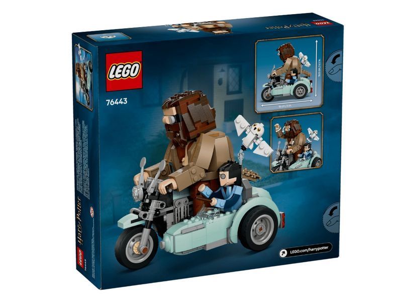 Конструктор LEGO Harry Potter Поїздка Хагріда і Гаррі на мотоциклі, 617 деталей 76443 bab-395897 фото