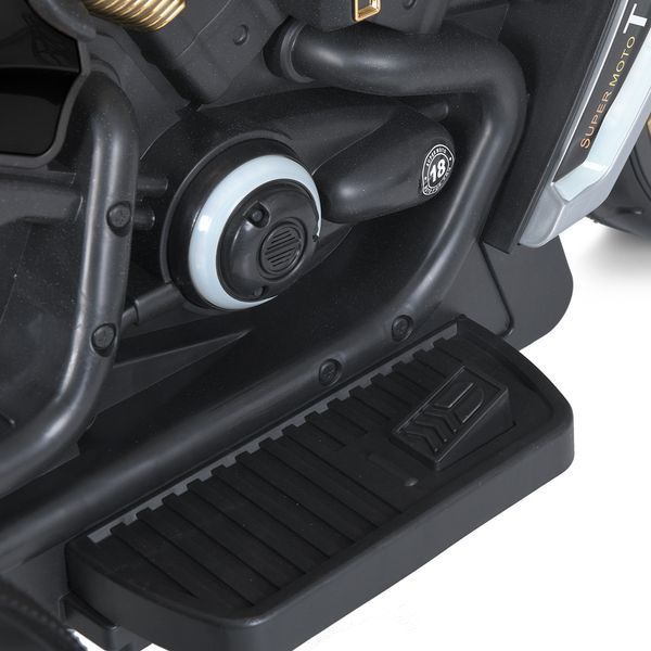 Дитячий мотоцикл Bambi M 5048EL-2 Harley-Davidson V-Rod чорний, 2 мотори по 25W, EVA, шкіра, MP3, USB, Bluetooth mp-285808 фото