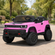 Детский электромобиль Джип Jeep Recon JJ2500EBLR-8 двухместный, 4 мотора по 25W, EVA, кожа, MP3, USB, Bluetooth, розовый mp-335082 фото 11