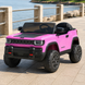 Детский электромобиль Джип Jeep Recon JJ2500EBLR-8 двухместный, 4 мотора по 25W, EVA, кожа, MP3, USB, Bluetooth, розовый mp-335082 фото 14