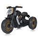 Дитячий мотоцикл Bambi M 5048EL-2 Harley-Davidson V-Rod чорний, 2 мотори по 25W, EVA, шкіра, MP3, USB, Bluetooth mp-285808 фото 1