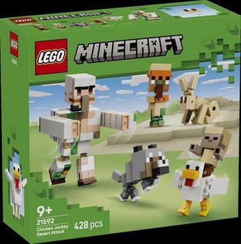 Конструктор LEGO&reg; Minecraft&trade; Курячий Жокей: атака в пустелі Іграшка, 428 деталей afk-186858 фото
