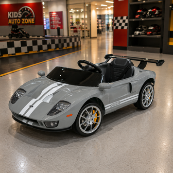 Детский электромобиль Ford GT M 6107EBLR-11 серый, 4 мотора по 90W, Bluetooth, кожа mp-328332 фото