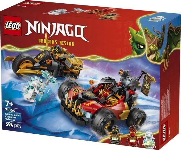 Конструктор LEGO&reg; NINJAGO&reg; Комбіновані транспортні засоби Кая та Коула Іграшка, 394 деталі afk-186959 фото