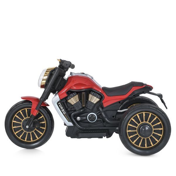 Дитячий мотоцикл Bambi M 5048EL-3 Harley-Davidson V-Rod червоний, 2 мотори по 25W, EVA, шкіра, MP3, USB, Bluetooth mp-285809 фото