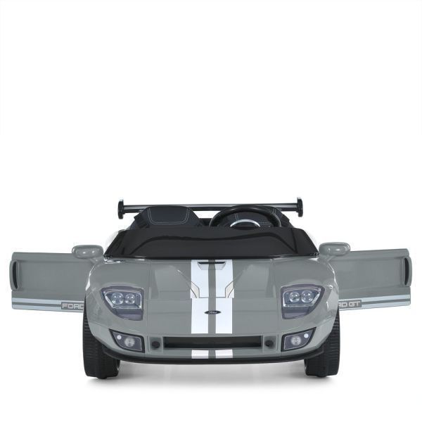 Детский электромобиль Ford GT M 6107EBLR-11 серый, 4 мотора по 90W, Bluetooth, кожа mp-328332 фото
