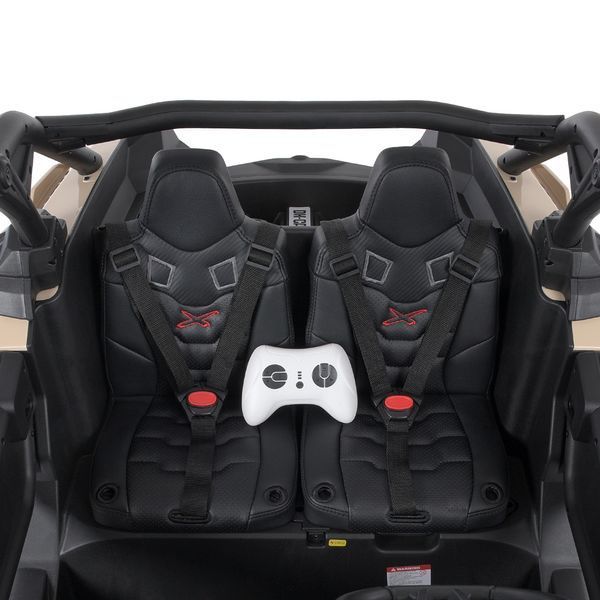 Детский электромобиль Джип Bambi M 4920 EBLR-RS Багги, бежевый mp-276642 фото