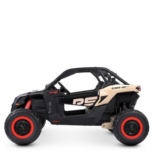 Детский электромобиль Джип Bambi M 4920 EBLR-RS Багги, бежевый mp-276642 фото