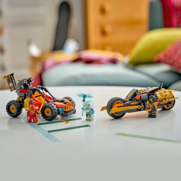 Конструктор LEGO&reg; NINJAGO&reg; Комбіновані транспортні засоби Кая та Коула Іграшка, 394 деталі afk-186959 фото