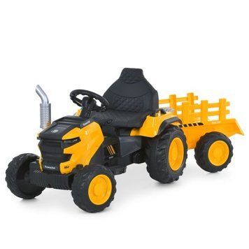 Трактор M 6261EBLR-6 2,4G на радиоуправлении, 1акум12V7AH, 2*35W, MP3, USB, TF, BLUETOOTH, EVA, музыка, свет, кожа, желтый mp-327955 фото