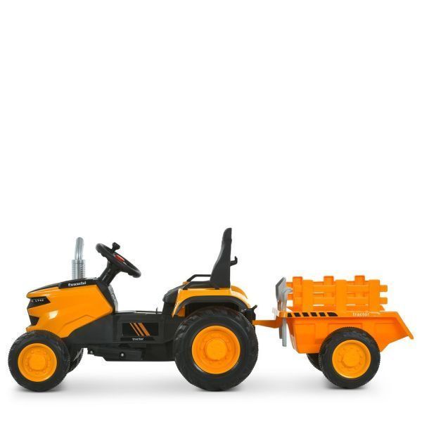 Трактор M 6261EBLR-6 2,4G на радиоуправлении, 1акум12V7AH, 2*35W, MP3, USB, TF, BLUETOOTH, EVA, музыка, свет, кожа, желтый mp-327955 фото