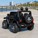 Дитячий електромобіль Джип Jeep Wrangler Rubicon Bambi M 4176 EBLRS-2 фарбований чорний, 4 мотори по 35W, MP3, Bluetooth, EVA, шкіра mp-307377 фото 4