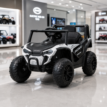 Детский электромобиль Джип-багги Bambi Racer M 6258EBLR-1 белый, 2 мотора по 35W, EVA, кожа, Bluetooth, MP3 mp-329829 фото