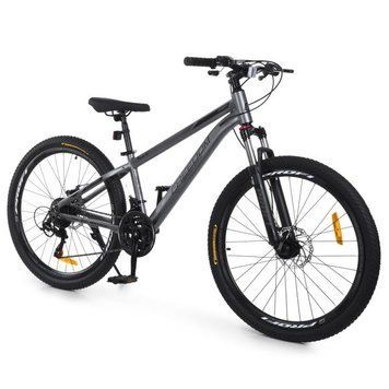 Велосипед PROFI FREEDOM 26 д. FD-2607 алюм.рама 13",SKD85%,SHIMANO 21SP,скоростн.кол.,промподш.,серый mp-347819 фото