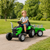Дитячий електромобіль трактор Ford-New Holland M 6261EBLR-5 з причепом і пультом, 2 мотори по 35W, EVA, екошкіра, MP3, Bluetooth, зелений mp-327954 фото