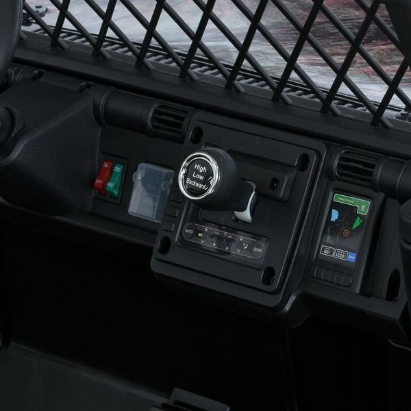 Детский электромобиль Джип Toyota FJ Cruiser 2566AEBLR-18 двухместный, 4 мотора по 35W, EVA, кожа, MP3, USB, Bluetooth, камуфляжно-коричневый mp-317641 фото