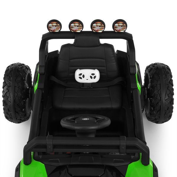 Багги M 6073EBLR-5 2, 4G на радиоуправлении, 2*12V7AH, 4*35W, USB, BLUETOOTH, EVA, музыка, свет, кожа, зеленый mp-308888 фото