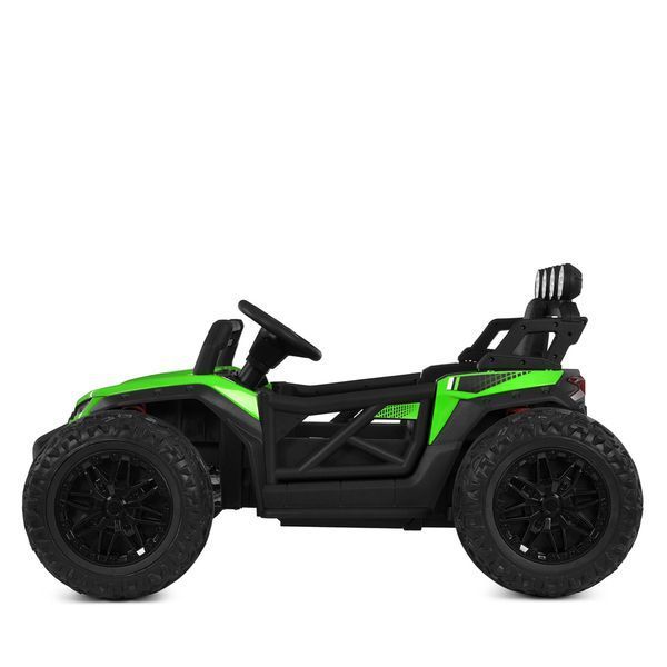 Багги M 6073EBLR-5 2, 4G на радиоуправлении, 2*12V7AH, 4*35W, USB, BLUETOOTH, EVA, музыка, свет, кожа, зеленый mp-308888 фото