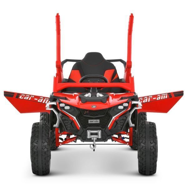Детский электромобиль Джип Багги Bambi M 6256EBLR-3 красный, 4 мотора по 45W, EVA, кожа, MP3, USB, Bluetooth, TF mp-329569 фото