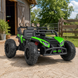 Багги M 6073EBLR-5 2, 4G на радиоуправлении, 2*12V7AH, 4*35W, USB, BLUETOOTH, EVA, музыка, свет, кожа, зеленый mp-308888 фото 15