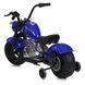 Мотоцикл M 6016AL-4 36V 1шт 2*18V9AH, 1*350W, USB, BLUETOOTH, TF, шкіра, синій mp-306657 фото 2