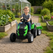 Дитячий електромобіль трактор Ford-New Holland M 6261EBLR-5 з причепом і пультом, 2 мотори по 35W, EVA, екошкіра, MP3, Bluetooth, зелений mp-327954 фото 4