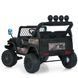 Детский электромобиль Джип Toyota FJ Cruiser 2566AEBLR-18 двухместный, 4 мотора по 35W, EVA, кожа, MP3, USB, Bluetooth, камуфляжно-коричневый mp-317641 фото 8