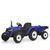Трактор M 6260EBLR-4(24V) (1шт) р/к2,4G, с прицепом, 1акум24V7AH, 2моторы95W, муз, свет, MP3, USB, BLUETOOTH, TF, колесаEVA, синий mp-329842 фото