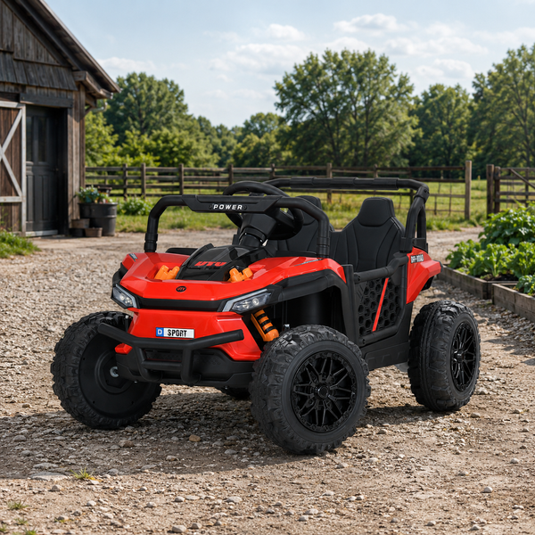 Детский электромобиль Джип Bambi M 5811 EBLR-3 (24V) Багги, красный mp-297929 фото
