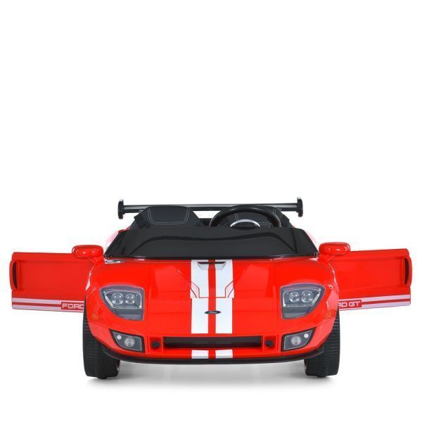 Детский электромобиль Ford GT M 6107EBLR-3 красный, 4 мотора по 90W, Bluetooth, кожа mp-328334 фото