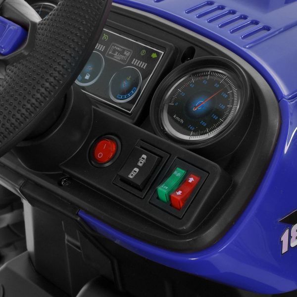 Трактор M 6260EBLR-4(24V) (1шт) р/к2,4G, с прицепом, 1акум24V7AH, 2моторы95W, муз, свет, MP3, USB, BLUETOOTH, TF, колесаEVA, синий mp-329842 фото