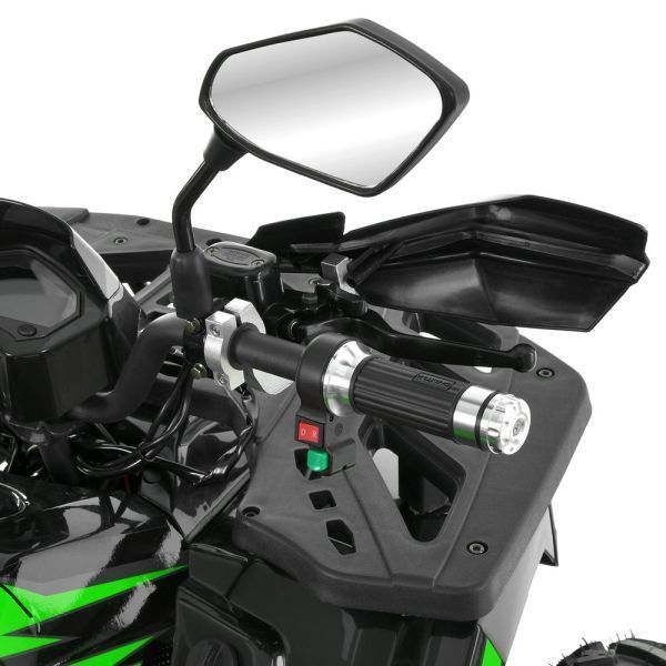 Квадроцикл HB-FC1450-2-5(MP3) (1шт) мотор 1450W безщ, 5акум 12V/20AH,світло, до 50км/ч,до 82кг,чорно-зелений mp-337794 фото