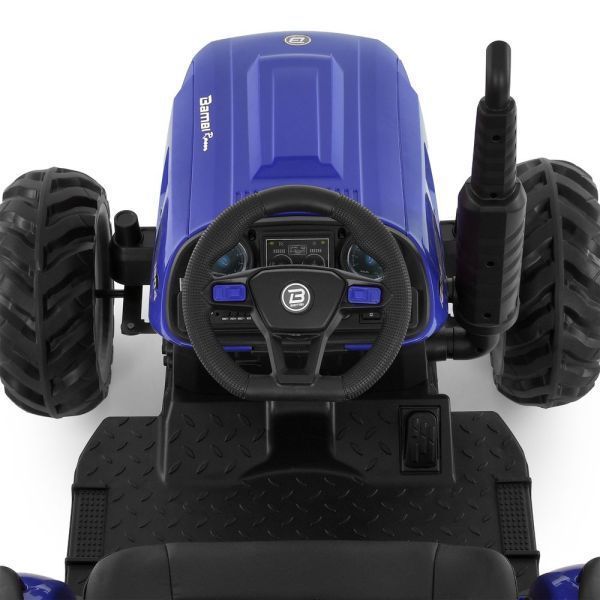 Трактор M 6260EBLR-4(24V) (1шт) р/к2,4G, с прицепом, 1акум24V7AH, 2моторы95W, муз, свет, MP3, USB, BLUETOOTH, TF, колесаEVA, синий mp-329842 фото