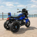 Детский мотоцикл BMW R 1200 C M 6263EL-4, 2 мотора по 25W, EVA, кожа, Bluetooth, синий mp-330729 фото 5