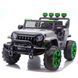 Джип M 6380EBLR-11(24V) (1шт) р/к2,4G, 1*24V8AH, 4*45W, MP3, USB, TF, BLUETOOTH, EVA, шкіра, музика, світло, сірий mp-354130 фото