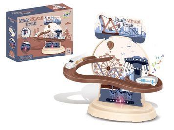 Конструктор електричний Ferris Wheel Track 18 см, рух та підсвічування, музичний FY915248 bab-389473 фото
